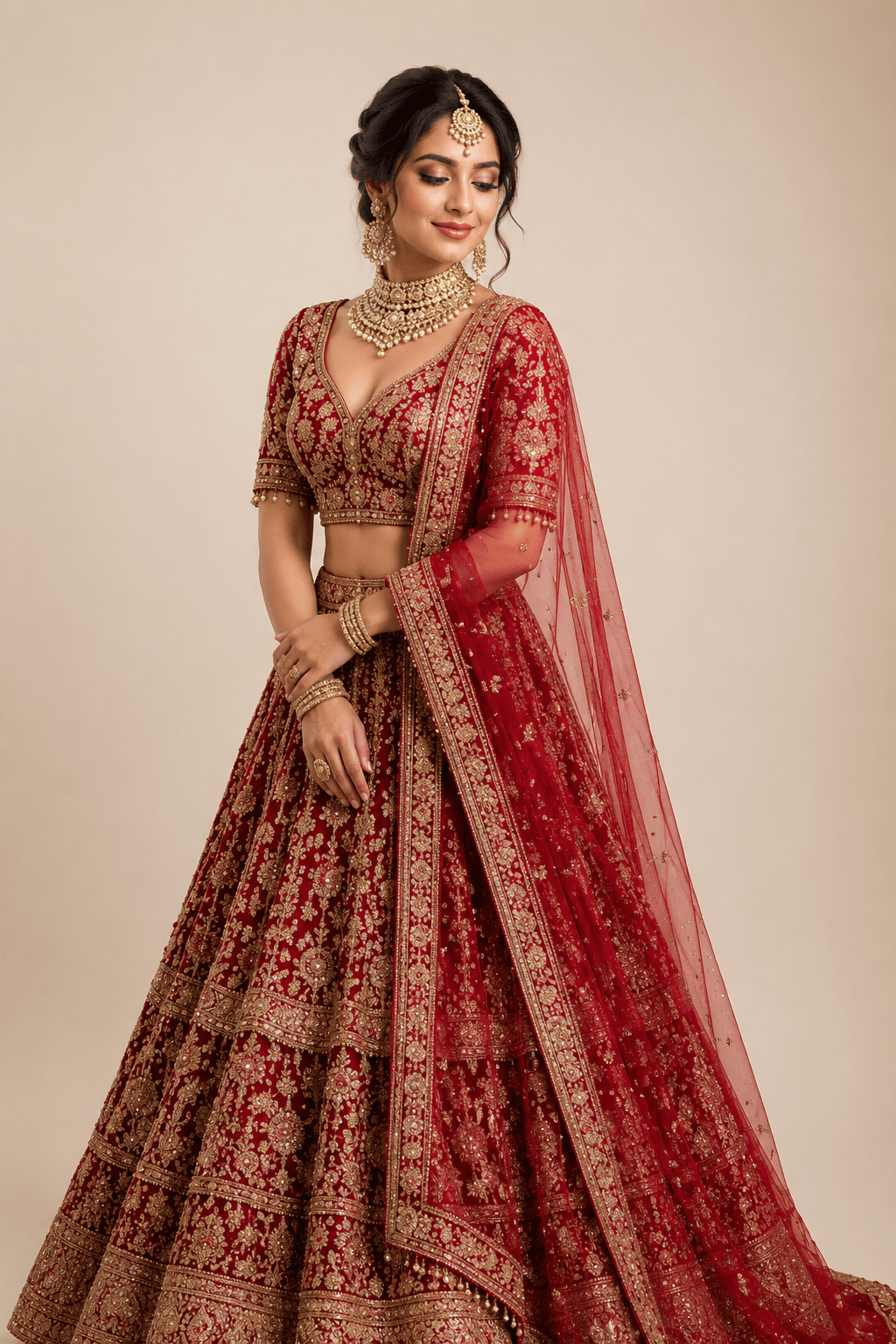Bridal lehenga for wedding celebrations