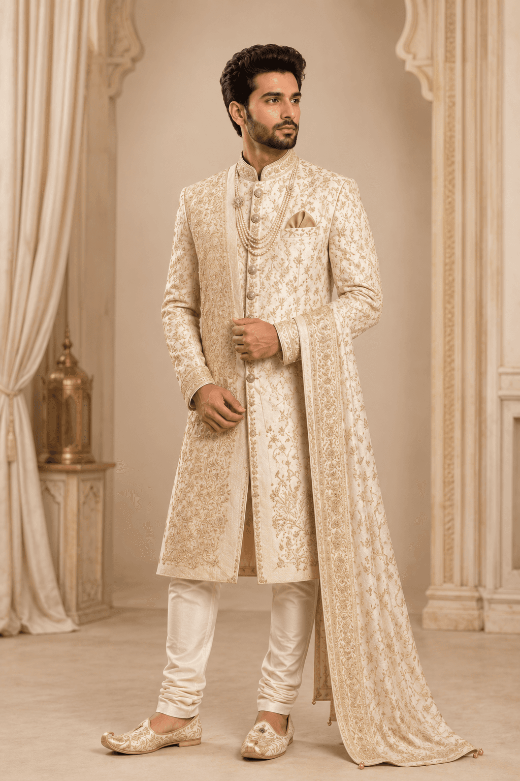 Sherwani for reception celebrations